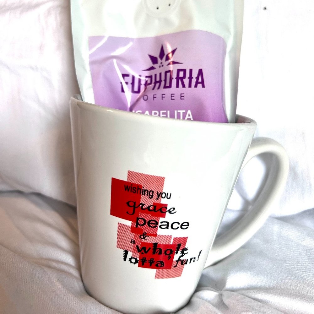 Coffee Mug & Beans Gift Set